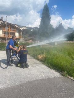Visita Caserma V.F. Piné associazione ANFFAS